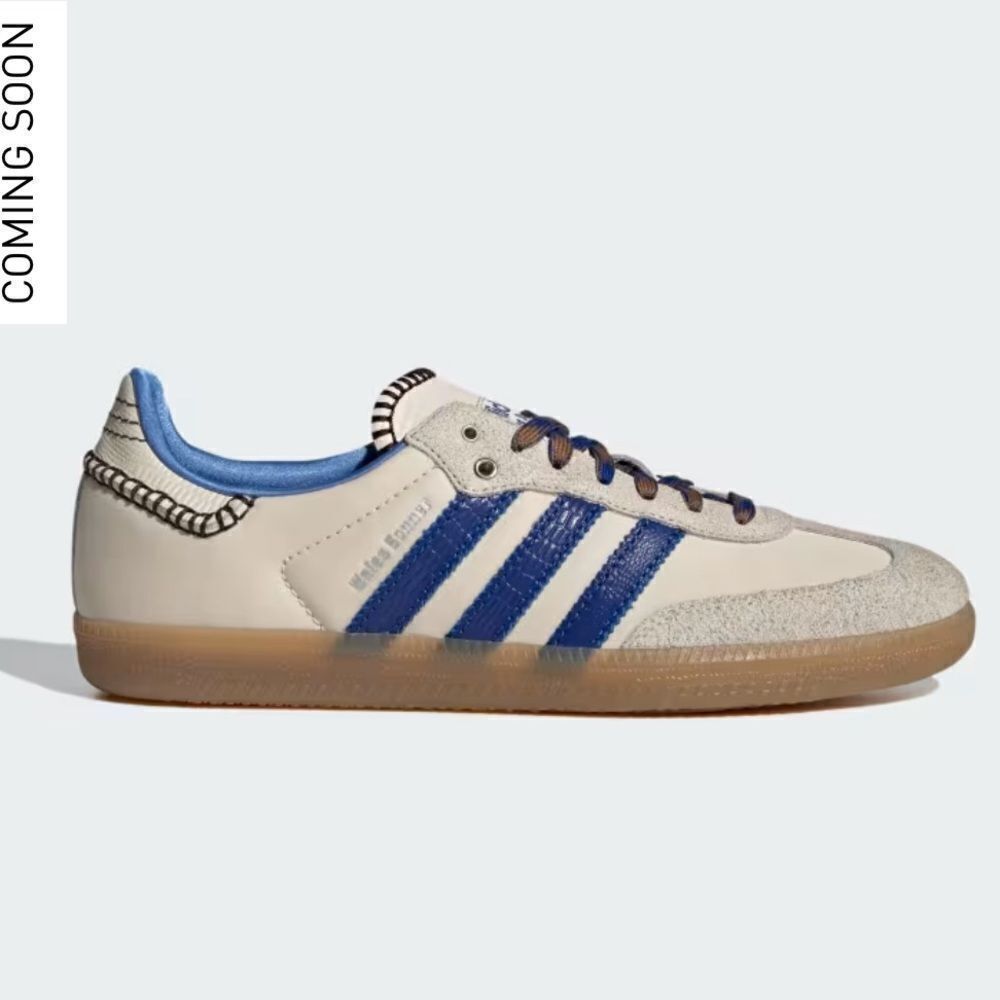NWT WALES BONNER SAMBA SHOES Wonder Clay Royal Blue Size Men 6/Women 7